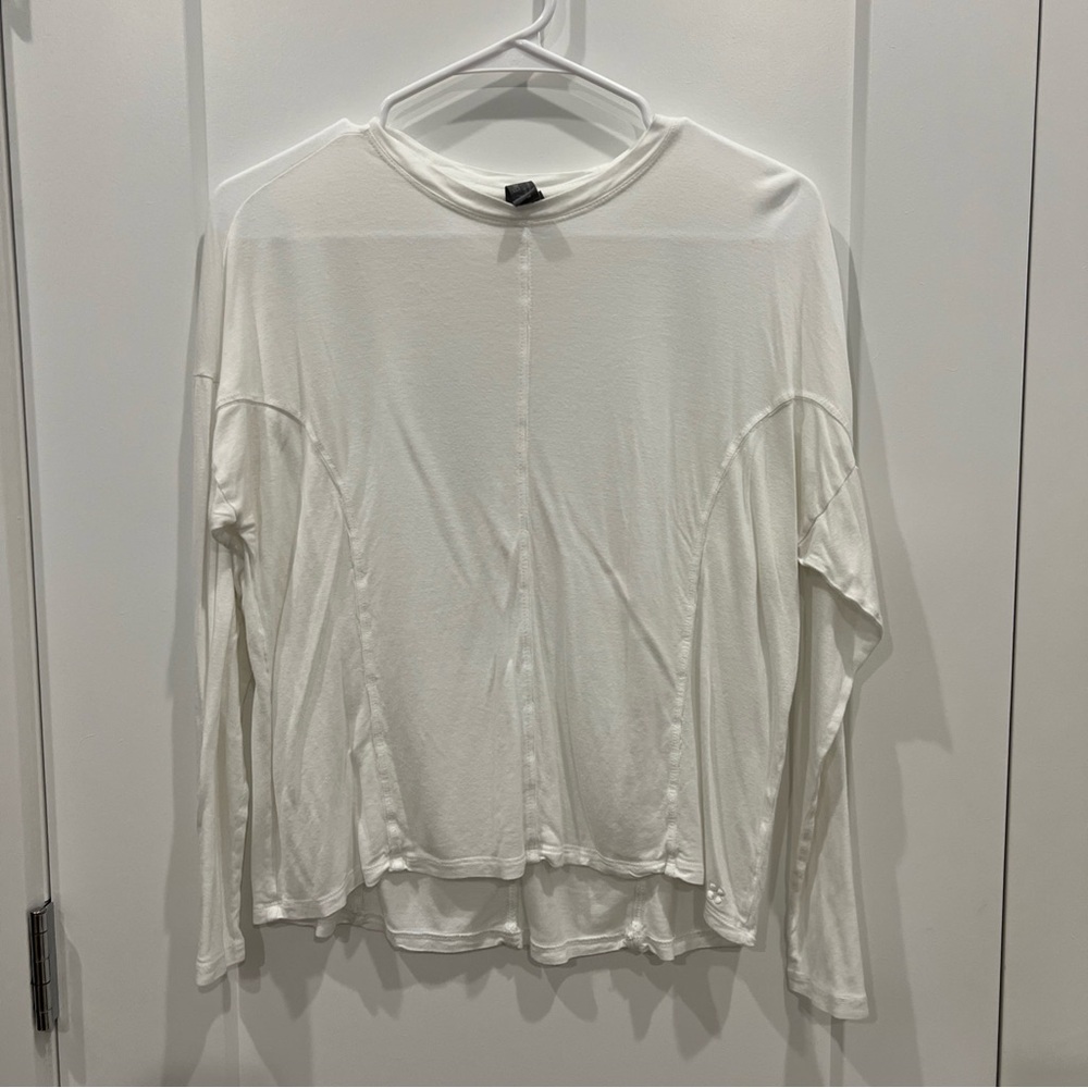 Sweaty Betty white long sleeve small